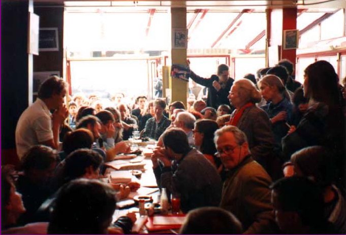 Marc Sautet at Cafe des Phares Paris 1994