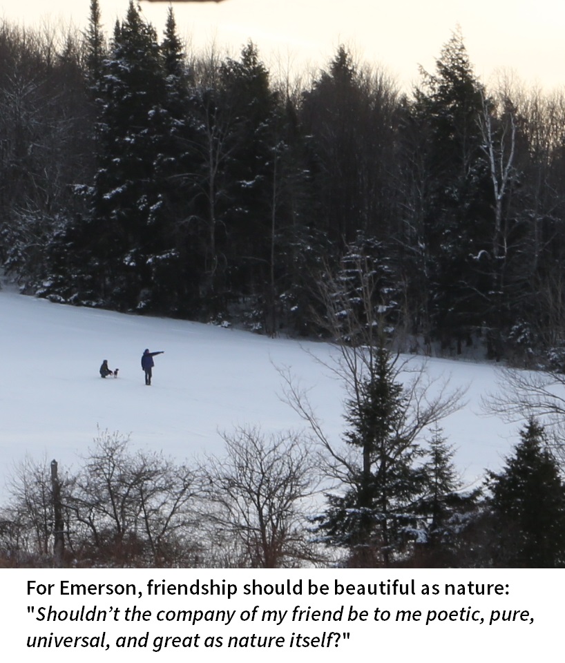 Emerson on frienship as nature